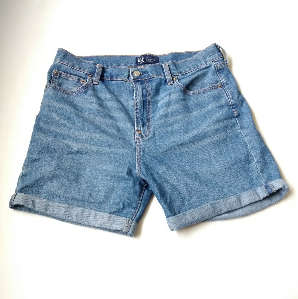 Womens Gap Denim Relaxed 5" Shorts